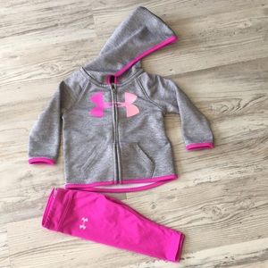 Under Armour full zip hoodie set